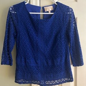 Blue Lace Women's Top
